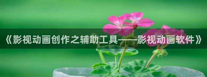 果宝特攻3星辰影院：《影视动画创作之辅助工具——影视动画软件》